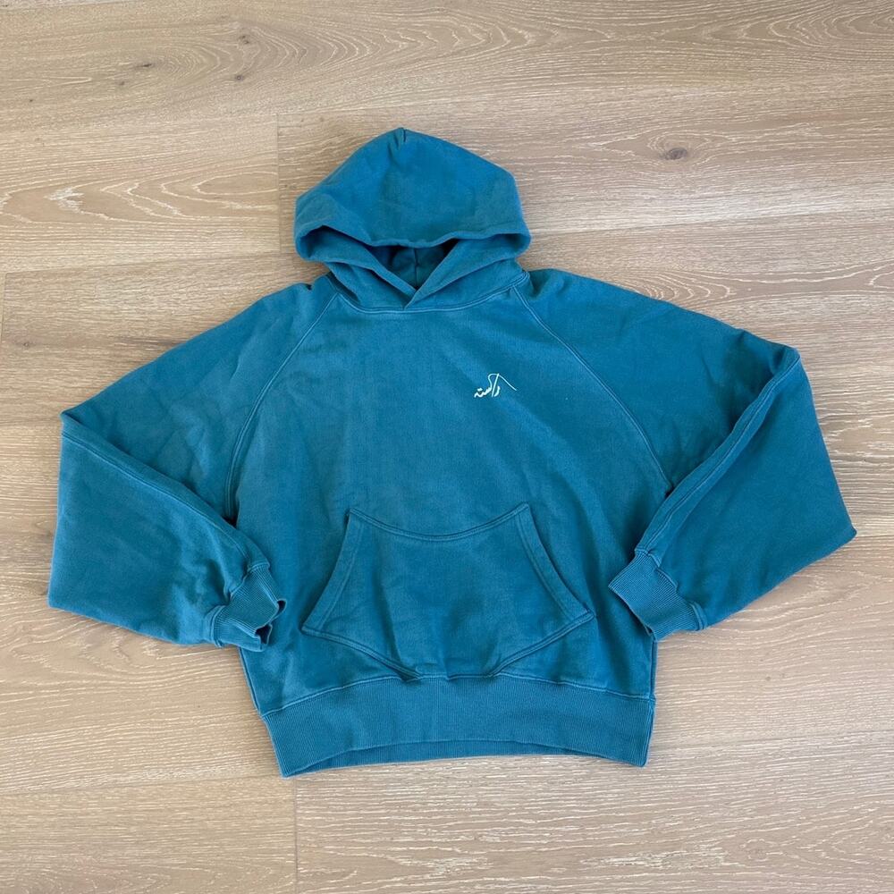 Rastah Hoodie Made in Pak Size M Teal Green